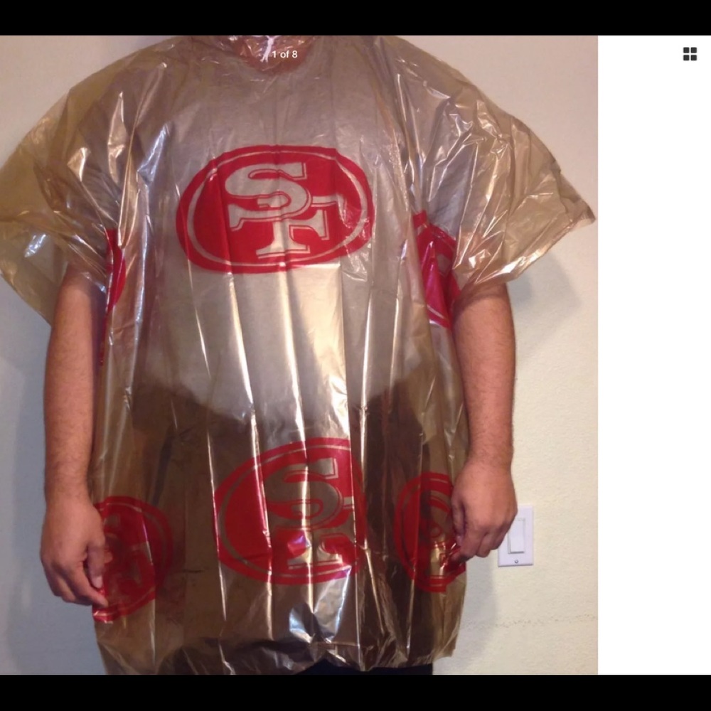 NFL 49ers Rain Poncho